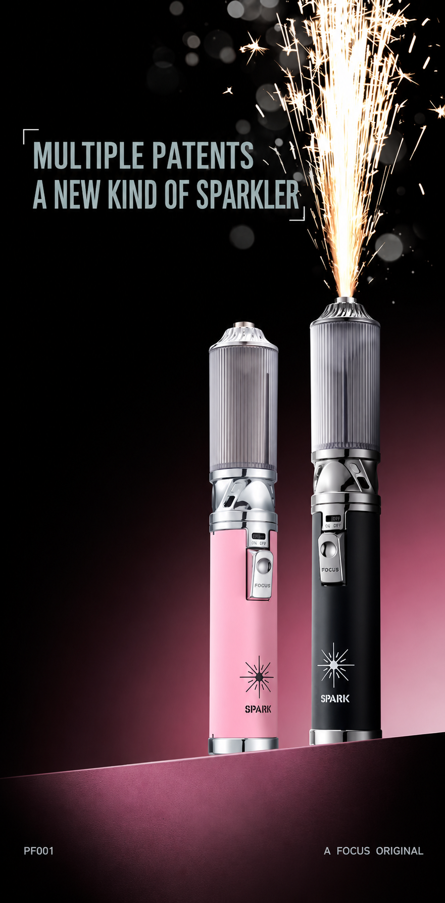 Premium Metal Sparkler Torch Gift Set – Portable Handheld Igniter for Outdoor Events & Festivals