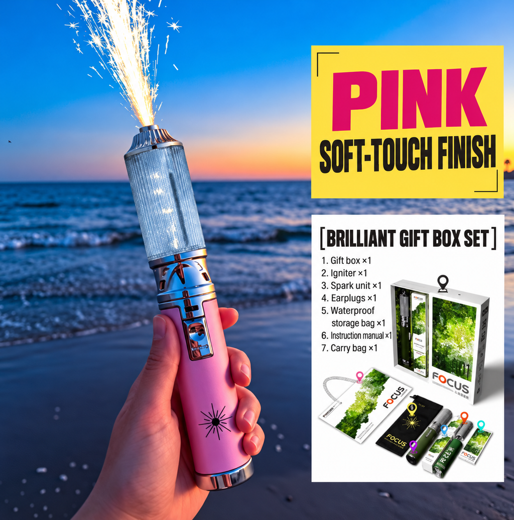 Premium Metal Sparkler Torch Gift Set – Portable Handheld Igniter for Outdoor Events & Festivals