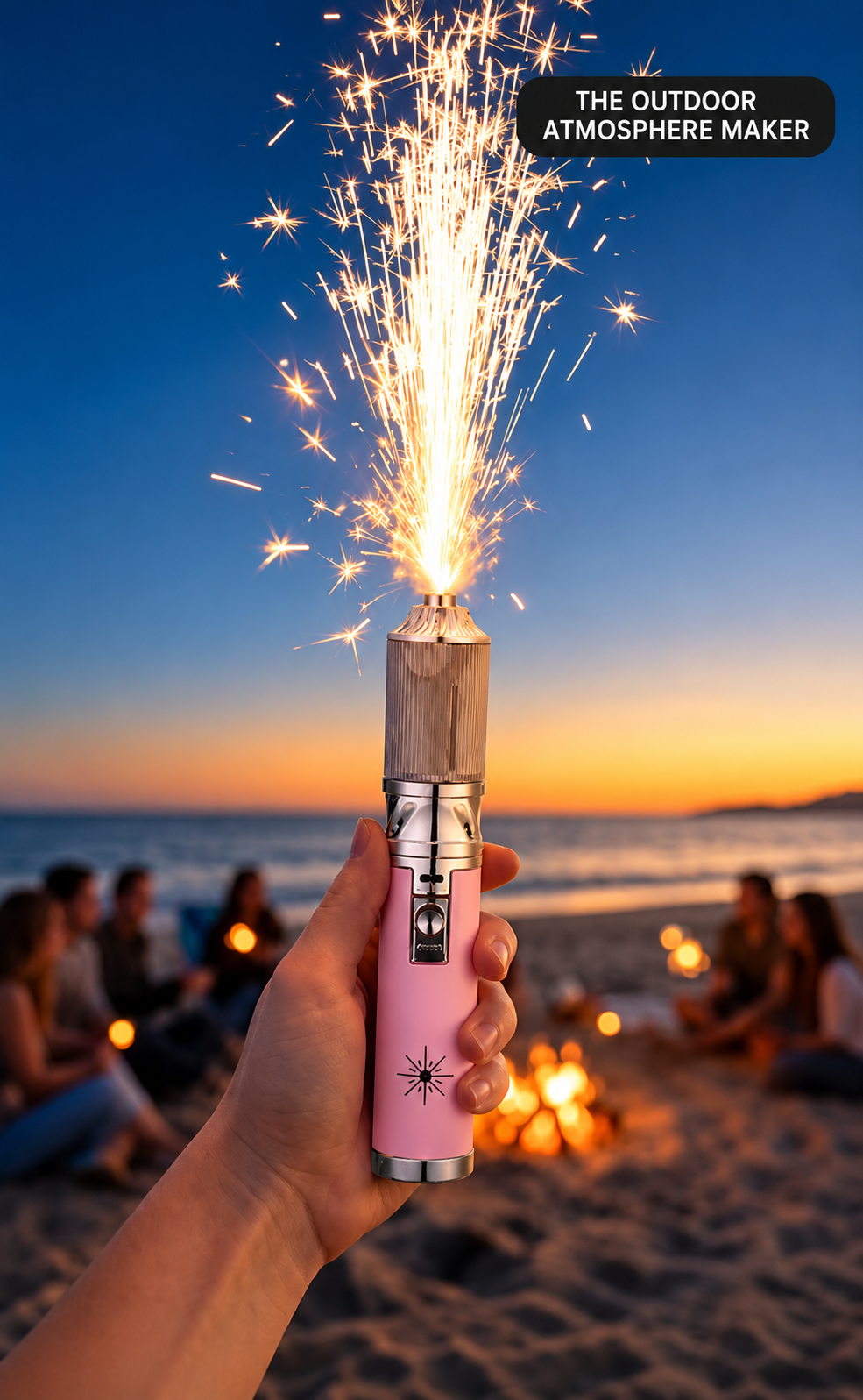 Premium Metal Sparkler Torch Gift Set – Portable Handheld Igniter for Outdoor Events & Festivals